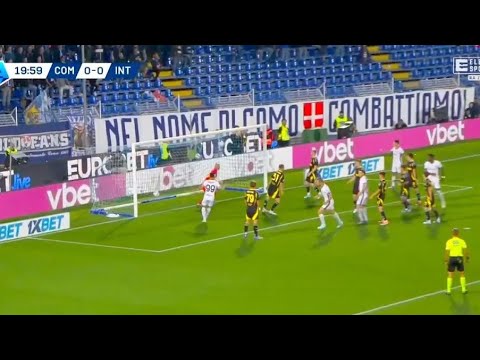 Gol di Stefan de Vrij Oggi, Como vs inter 0-1 Highlights || Serie A  2024/25