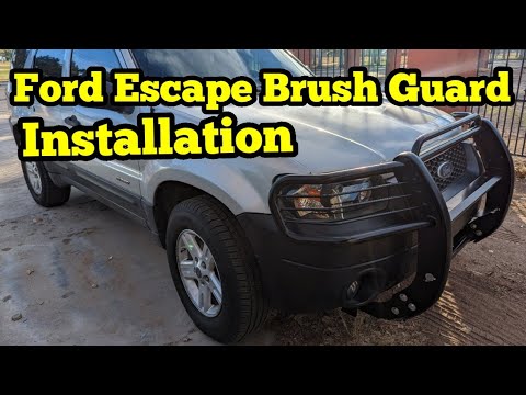 2001-2007 Ford Escape Brush Guard Installation