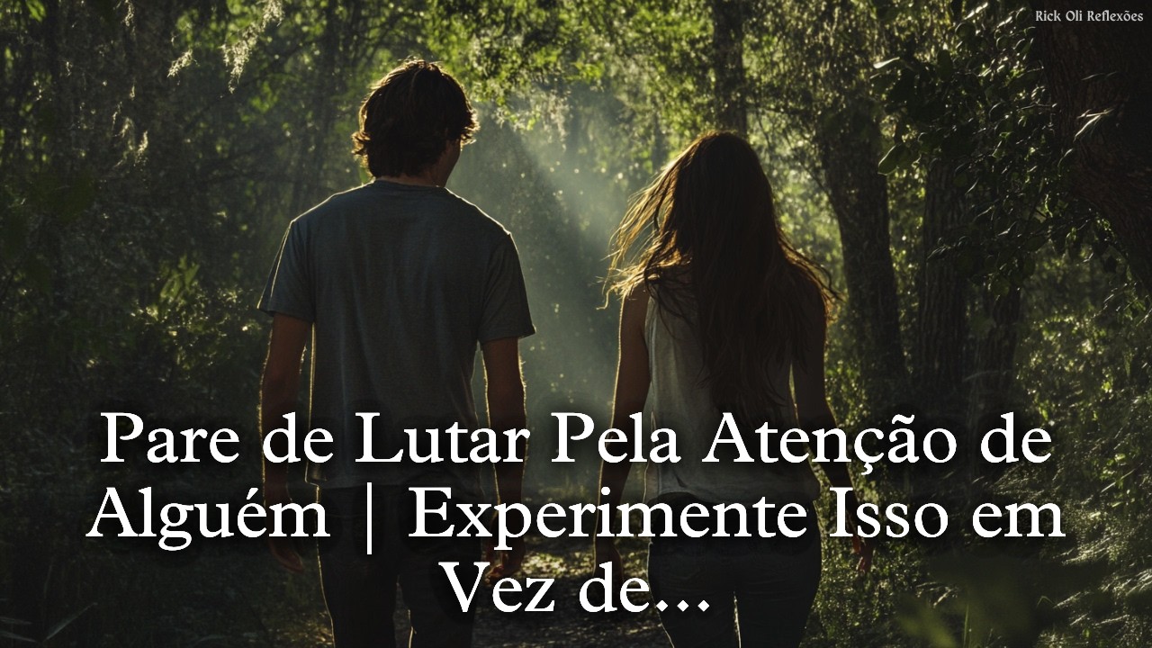 PARE DE LUTAR PELA ATENÇÃO DE ALGUÉM | Experimente Isso em Vez de...