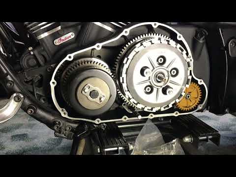 Indian Motorcycle Barnett clutch installation