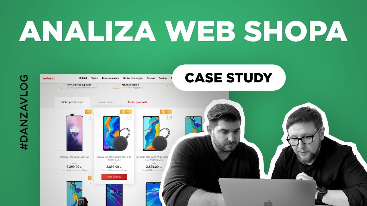 Analiza web shopa – case study u trajanju od 35 min