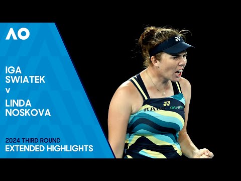 Iga Swiatek v Linda Noskova Extended Highlights | Australian Open 2024 Third Round