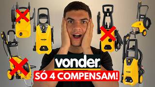 4 MELHORES Lavadoras de alta Pressão VONDER (Das 10 SÓ 4 eu VEJO QUE COMPENSAM)