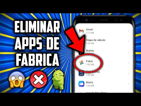 Cómo eliminar APLICACIONES de FABRICA en ANDROID