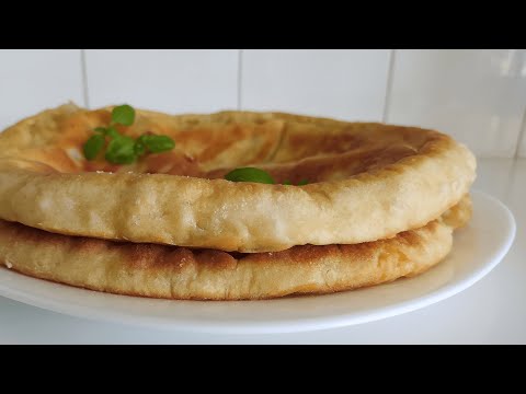 No oven, No yeast! Cheese stuffed flatbread! Khachapuri recipe. Incredibly easy, delicious and fast