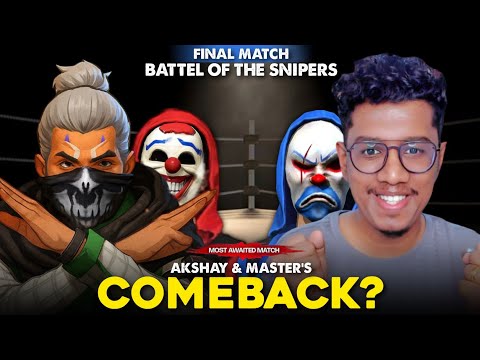 AKSHAY AKZ & MASTER999'S COMEBACK? 💀 | FINAL MATCH