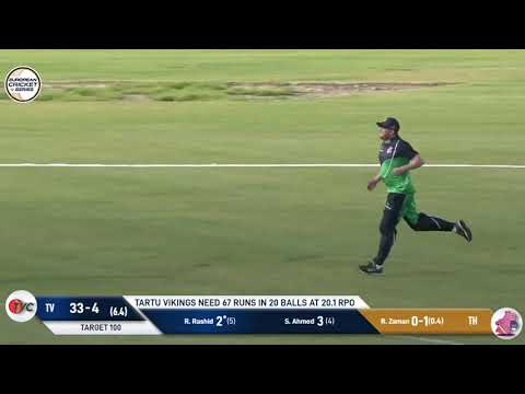 MOM: R. Zaman - TV vs TH | Highlights | European Cricket Series Tallinn Day 1 | Estonia