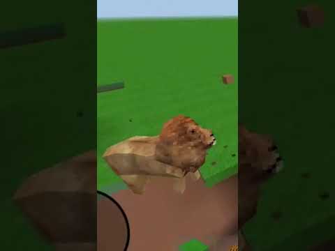 without #minecraft ||The lion is trapped 7#shorts#youtubeshorts
