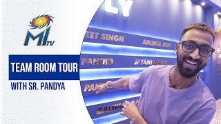 MI team room tour with Krunal Pandya | क्रुणाल दिखाते है टीम रूम | Dream11 IPL