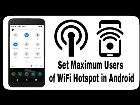How to set maximum users limit for hotspot in android | Intex Aqua Craze