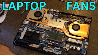 How to Change the Fans on a Gaming Laptop - Gigabyte G5