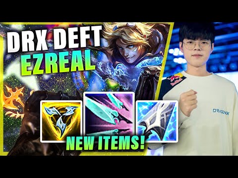 DRX DEFT PLAYING EZREAL W/ NEW ITEMS VS ASHE | PRESEASON S11 KOREAN PLAYERS STREAM GAMEPLAYS