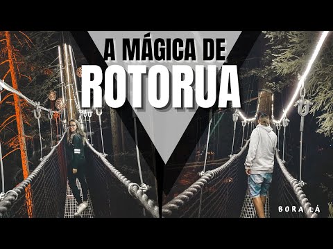 Rotorua, mini golf & as RedWood Trees à noite #vlog | Descobrindo a Nova Zelândia