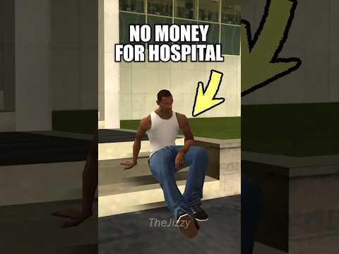 IF YOU HAVE NO MONEY FOR HOSPITAL IN GTA SAN ANDREAS 💰 #gta #gtasanandreas #secrets