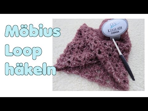 MÖBIUS LOOP SCHAL häkeln - flauschig und leicht