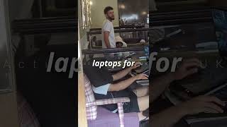 Gaming laptops for Asylum Scammers  in UK luxury Hotel ?