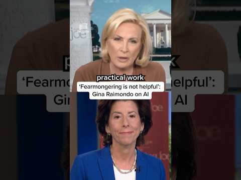 ‘Fearmongering is not helpful’: Gina Raimondo on AI