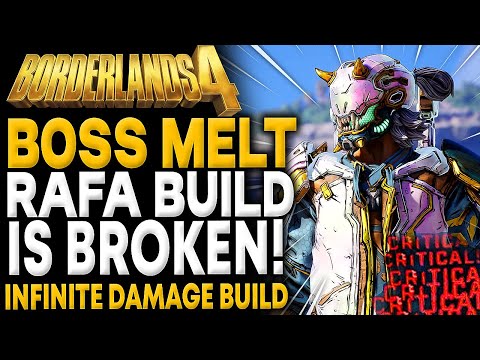 Borderlands 4 The Most BROKEN RAFA Build "INFINITE DAMAGE" (UVH5 Build) - Best Rafa Build