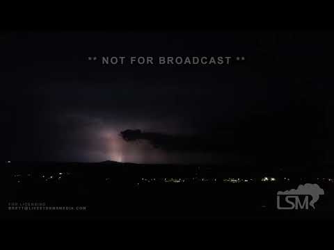 07-04-2022 Sylacauga, AL Lightning Show from Drone - Heavy Rainfall
