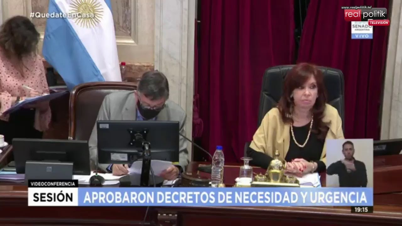 Teleconferencia en el Senado: Se trata la Ley de Alquileres y dos DNU de Macri