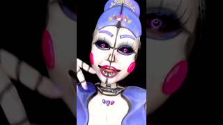 #Ballora from #FiveNightsatFreddys Makeup Transformation 🩰 #FNAFMakeup #CrazyMakeup #makeuptutorial