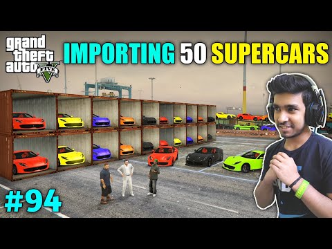 IMPORTING FERRARI CARS FOR NEW SHOWROOM | GTA V GAMEPLAY #94