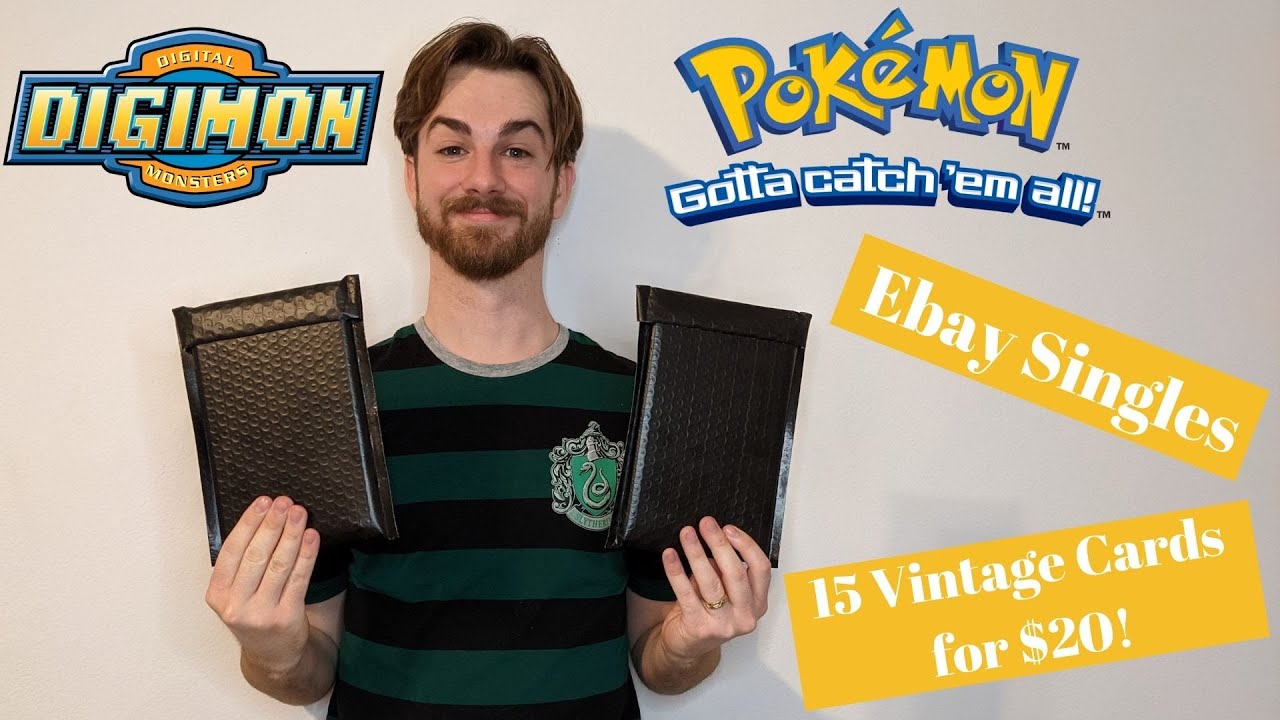 How To Buy Singles From Ebay- 1st Pokemon & Digimon Shipment