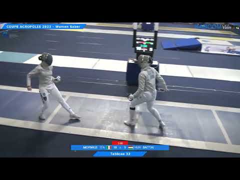 Coupe Acropolis 2023 SWS - L32 - Chiara Mormile ITA v Battai Sugar Katinka HUN