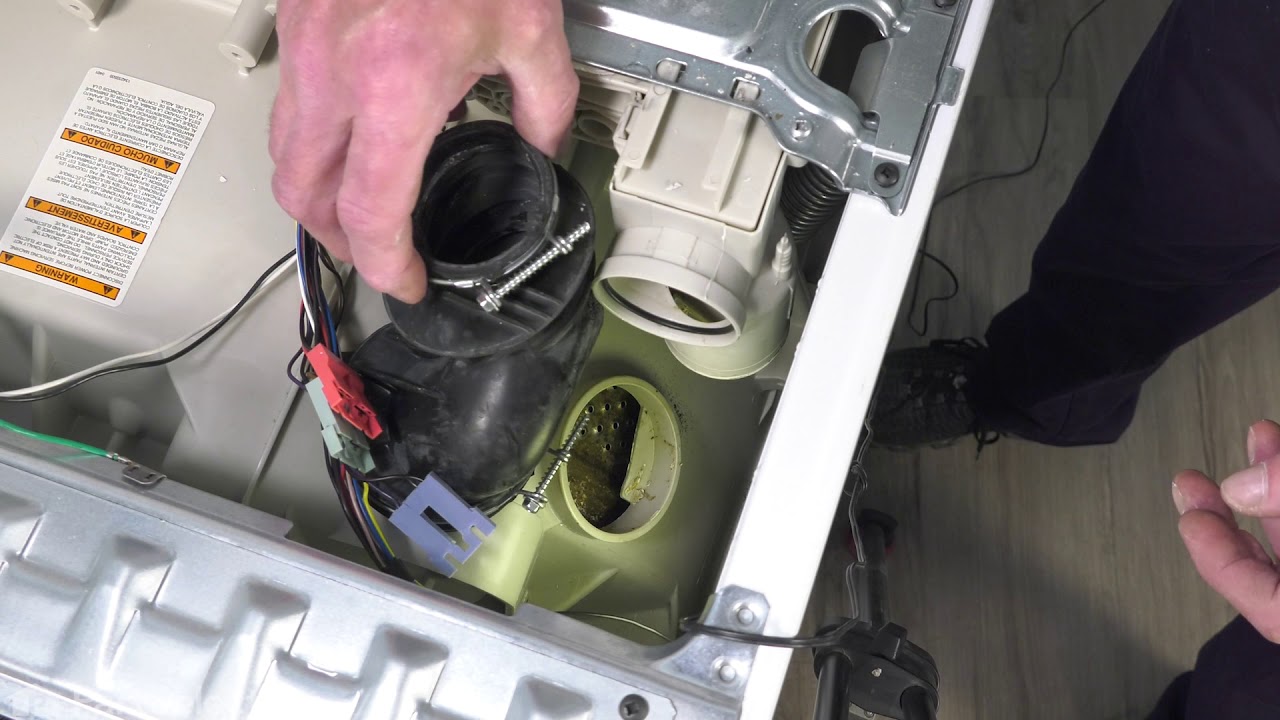 Replacing your Frigidaire Washer Dispenser to Tub Hose