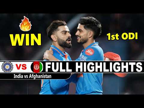 India Vs Afghanistan Full Highlights 1st Odi Match 2026 | Ind Vs Afg Highlights