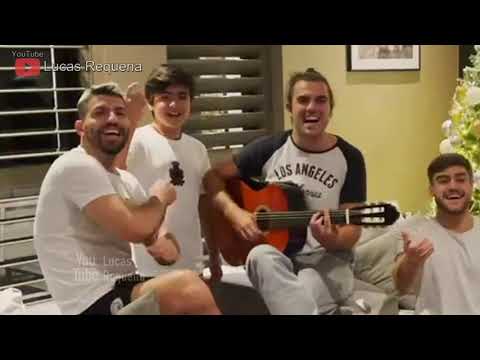 ¡EL KUN AGÜERO CANTANDO "EL CUARTETO DEL KUN"!