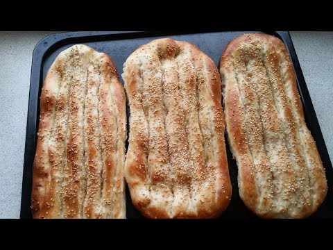 Naan Barbari Bread Recipe - نان بربری