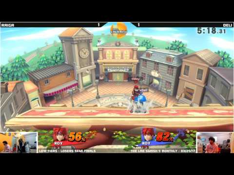 Deli (DDD, Roy) vs Raiga (Samus, Roy) - Losers Semi Finals - Smash 4 Low Tiers