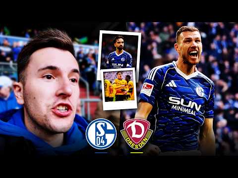 SCHALKE vs DRESDEN Stadion Vlog 🔥 Brutales Ende nach Dzeko-Gala! Schalke verspielt 2:0!
