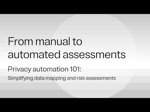 From manual to automated privacy risk assessments
