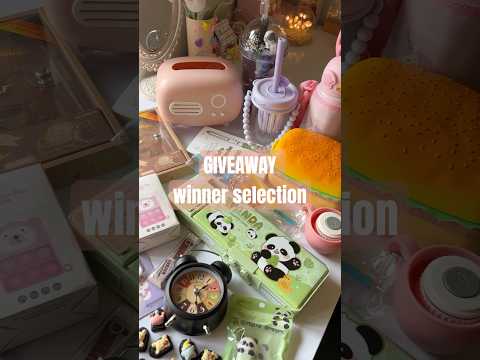 Giveaway results✨ ninu shaaji #diy #craft #shorts