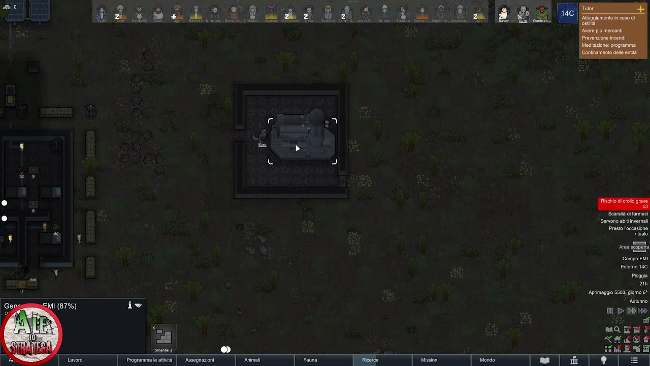 CHIUDEREMO QUESTA BASE O TORNERANNO ALTRI TORNADO? || RIMWORLD gameplay ITA || #8
