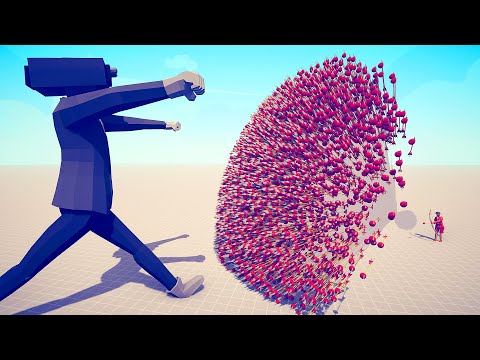 GIANT CAMERA MAN TITAN vs EVERY GOD - Totally Accurate Battle Simulator TABS