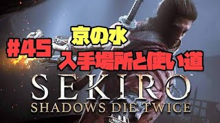 【隻狼/セキロ】　＃45　京の水　入手場所と使い道（宝鯉の鱗集め）　　[SEKIRO: SHADOWS DIE TWICE攻略（せきろう）　PS4]