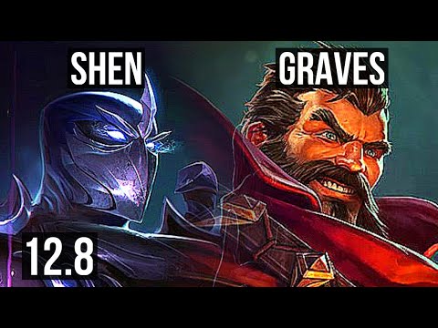 SHEN vs GRAVES (TOP) | 5/0/11, 67% winrate | NA Master | 12.8