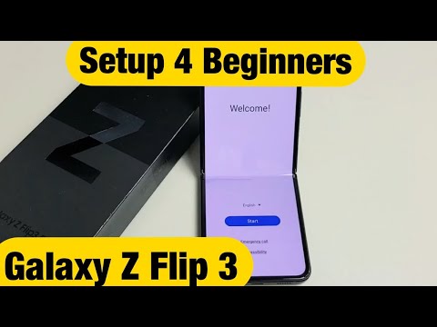 Galaxy Z Flip 3 How to Insert SIM Card Check Mobile Settings