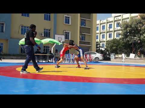 55kg Greco-Roman final. State level..