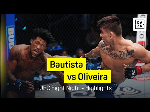 Mario Bautista vs Vinicius Oliveira | UFC Fight Night | DAZN Highlights