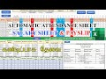 Automatic Attendance Sheet With Salary Sheet And Payslip In Excel In Tamil Payslip Salary Sheet
