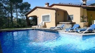 preview picture of video 'Schitterende vakantievilla met een groot zwembad in Santa Cristina de Aro'