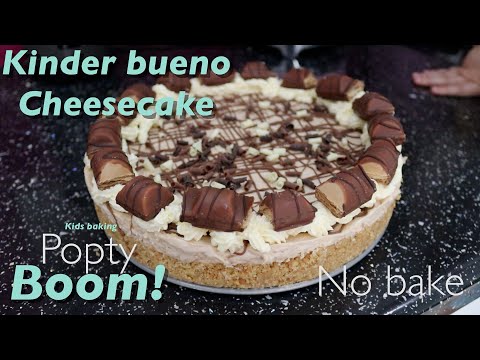 No bake kinder bueno cheesecake - simple to make - recipe