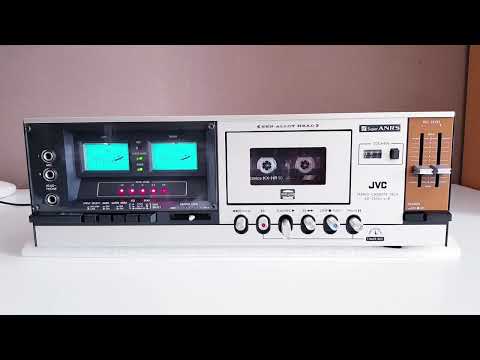 JVC KD-S200 MARK-II Cassette Deck of 1976' - Test after restoration and maintenance