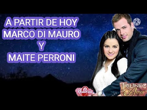 Marco di Mauro - Partir de Hoy [Triunfo del Amor] [Letra Músic Oficial]