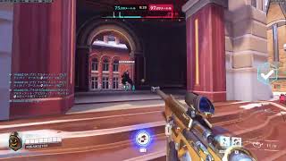 【エイムボット発見】overwatch2で初めてエイムボットに出会ったのでリプレイ見ながら確認