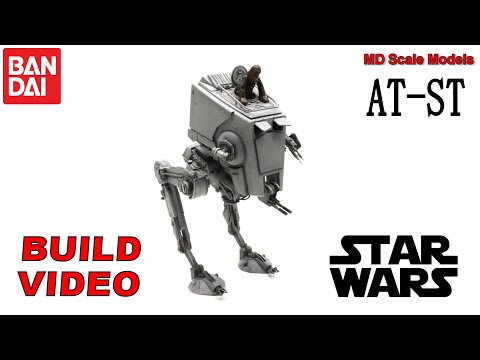 Build Video - AT-ST Scout Walker [Star Wars] 1:48 Bandai Models